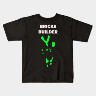 Bricks Builder Logo Kids T-Shirt
